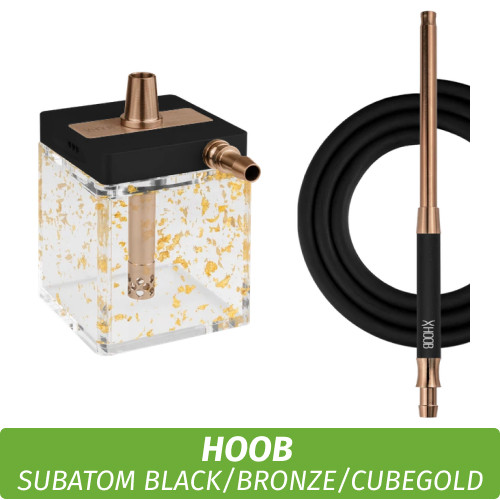 Кальян Hoob subAtom - Black/Bronze/CubeGold