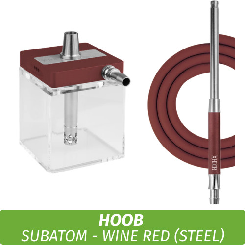 Кальян Hoob subAtom - Wine Red (Steel)