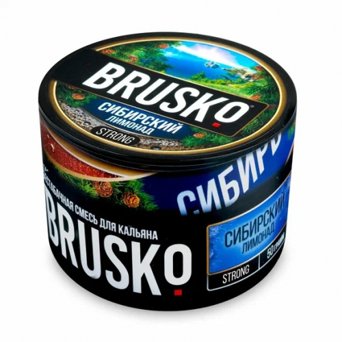Brusko Strong 50 гр Сибирский Лимонад (Бестабачная смесь)