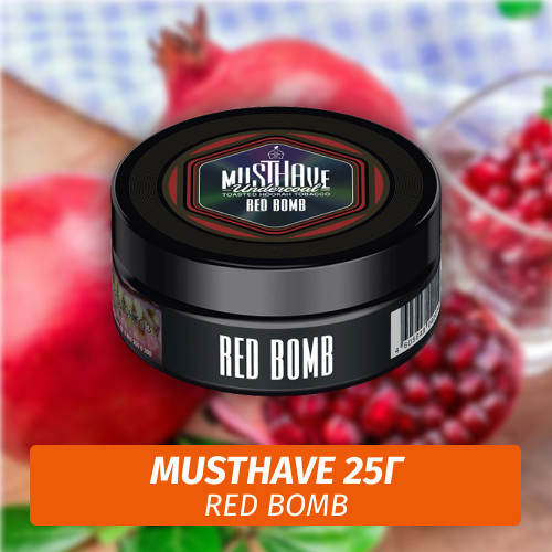 Табак Must Have 25 гр - Red Bomb (Гранат)