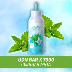 UDN BAR X - Ice Mint 7000 (Одноразовая электронная сигарета)