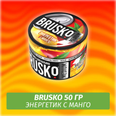Brusko 50 гр Энергетик с манго (Бестабачная смесь)