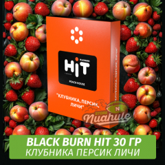 Табак Black Burn HiT 30г Peach House (Клубника, Персик, Личи)