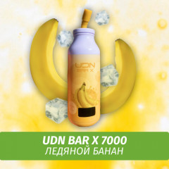 UDN BAR X - Banana Ice 7000 (Одноразовая электронная сигарета)