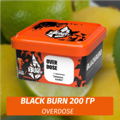 Табак Black Burn 200 гр Overdose (Лимон и Лайм)