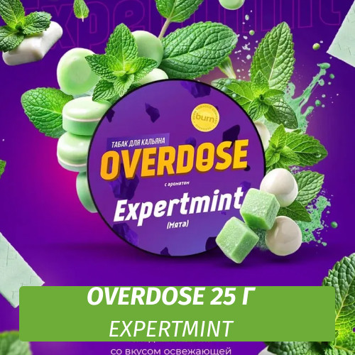 Табак Overdose 25g Expertmint (Мята)