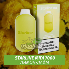 Одноразовая ЭС Starline Midi Лимон-Лайм 7000