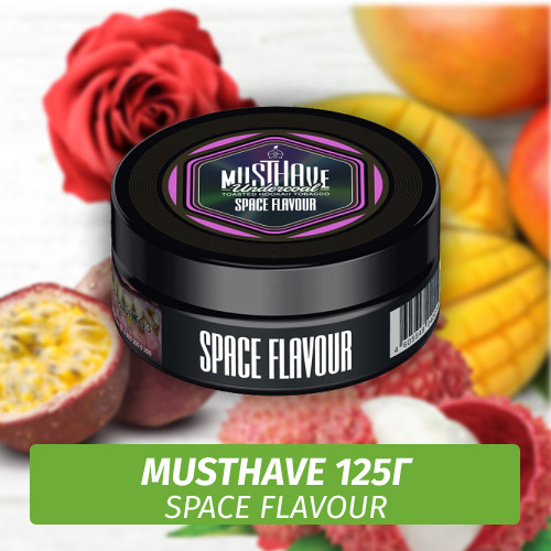Табак Must Have 125 гр - Манго, Маракуйя, Личи, Роза (Space Flavour)
