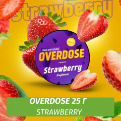 Табак Overdose 25g Strawberry (Клубника)