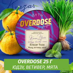 Табак Overdose De Parfum 25g Kvazar Yuzu (Юдзу, ветивер, мята)