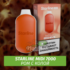 Одноразовая ЭС Starline Midi Ром с Колой 7000