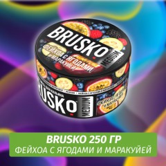 Brusko 250 гр Фейхоа с Ягодами и Маракуйей  (Бестабачная смесь)