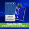 SOAK R - Blackcurrant Daiquiri/ Дайкири-черная смородина 5000 (Одноразовая электронная сигарета) (М)