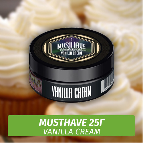 Табак Must Have 25 гр - Vanilla Cream (Ванильный Крем)