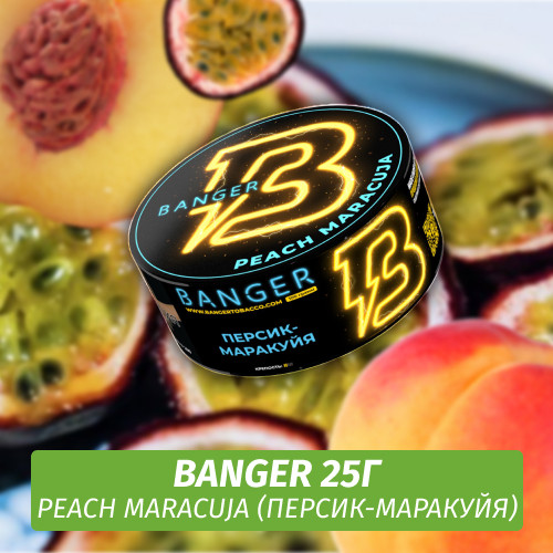 Табак Banger ft Timoti 25 гр Peach Maracuja (Персик-Маракуйя)
