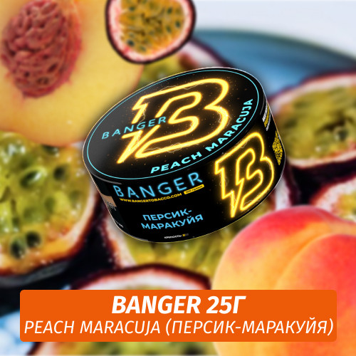 Табак Banger ft Timoti 25 гр Peach Maracuja (Персик-Маракуйя)