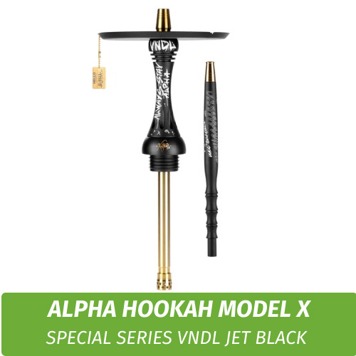 Кальян Alpha Hookah Model X Special Series VNDL Jet Black