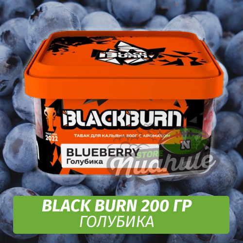 Табак Black Burn 200 гр Blueberry (Голубика)