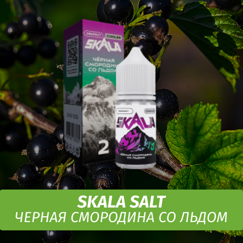 Жидкость Skala Salt, 30 мл, Эверест (Черная Смородина со Льдом), 2