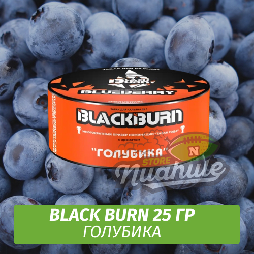 Табак Black Burn 25 гр Blueberry (Голубика)