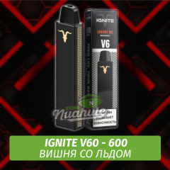 Ignite V6 - Cherry Ice (Одноразовая ЭС) 600 (М)